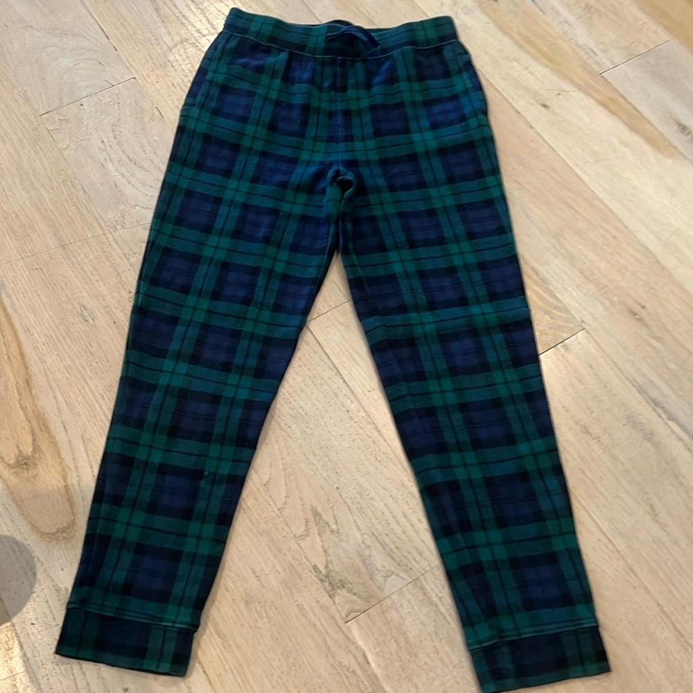 Janie and Jack plaid jogger